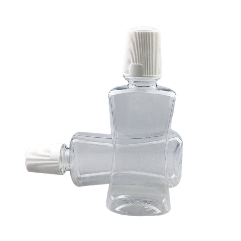 Bouteille de rince-bouche transparente bouteille de rinçage buccal
