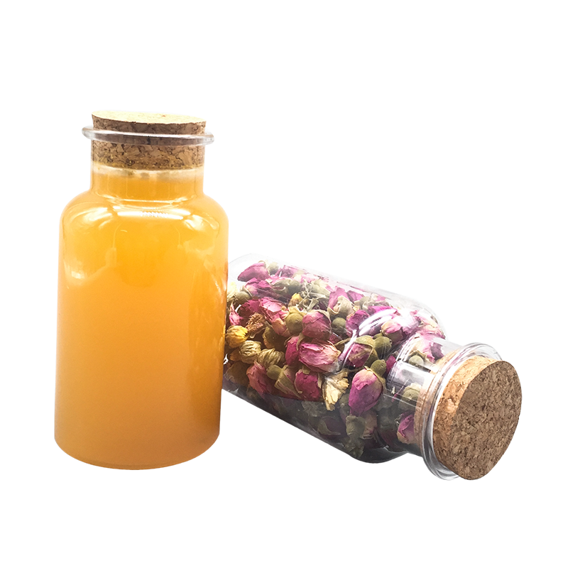 Jus boisson bouteille fruits secs fleur thé peut