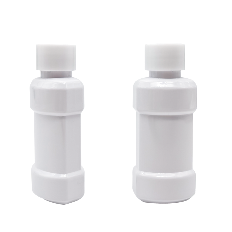 Exemple de bouteille de bain de bouche d'essai