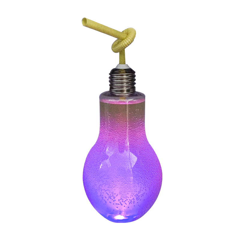 Bouteille de thé au lait d'ampoule de foudre de foudre de LED
