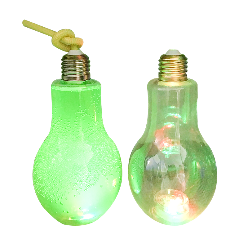 Bouteille de thé au lait d'ampoule de foudre de foudre de LED