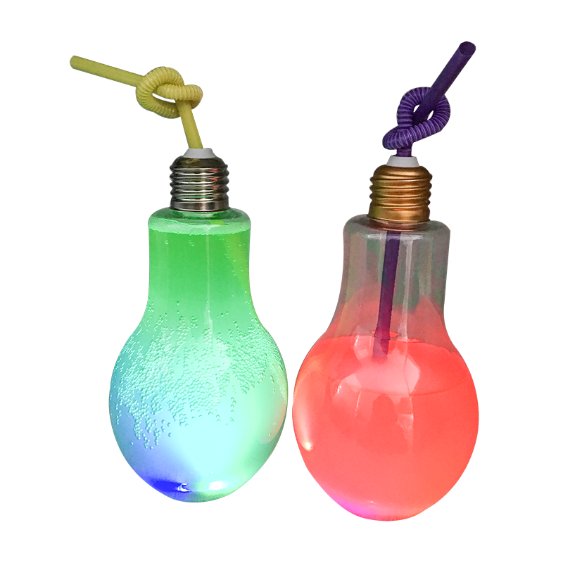 Bouteille de thé au lait d'ampoule de foudre de foudre de LED